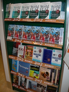The bestsellers at London City Airport - DSCN3939 From Flick User Larsz
